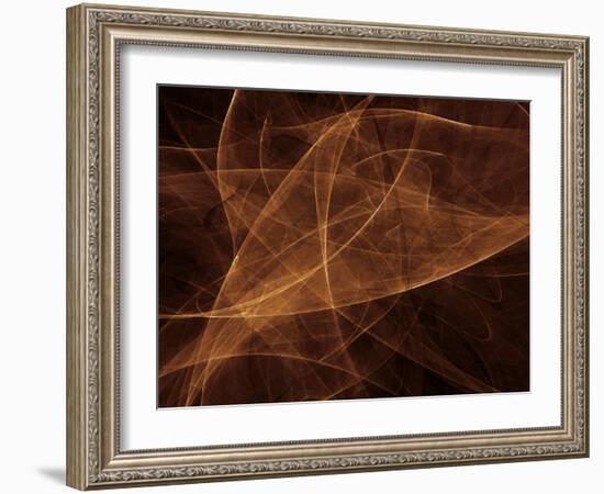 Abstract Gold Illustration-null-Framed Photographic Print