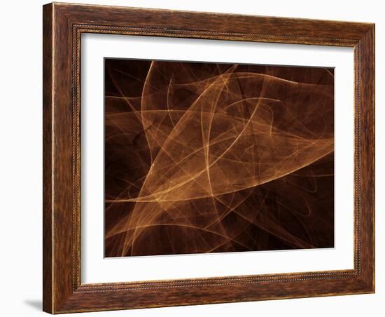 Abstract Gold Illustration-null-Framed Photographic Print