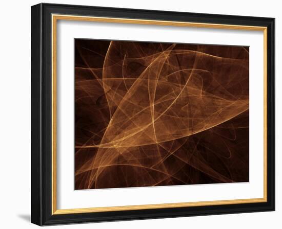 Abstract Gold Illustration-null-Framed Photographic Print