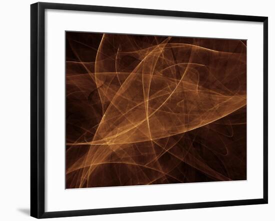 Abstract Gold Illustration-null-Framed Photographic Print