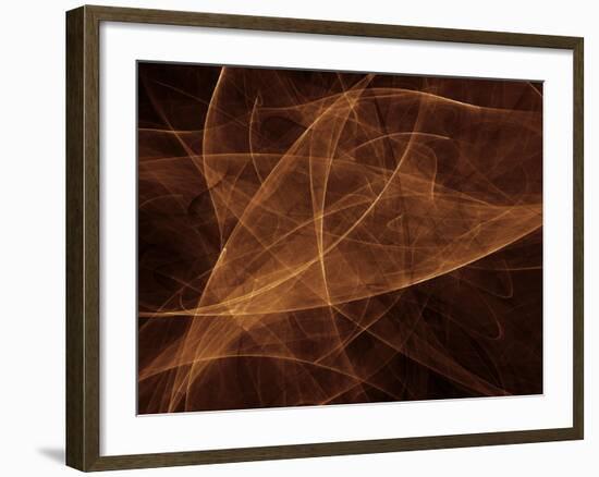 Abstract Gold Illustration-null-Framed Photographic Print