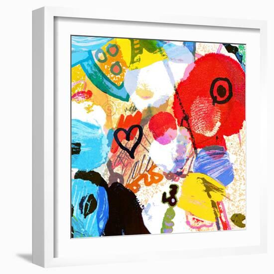 Abstract Graffiti Collage, Digital Painting-Andriy Zholudyev-Framed Premium Giclee Print