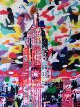 New York Camo-Abstract Graffiti-Giclee Print
