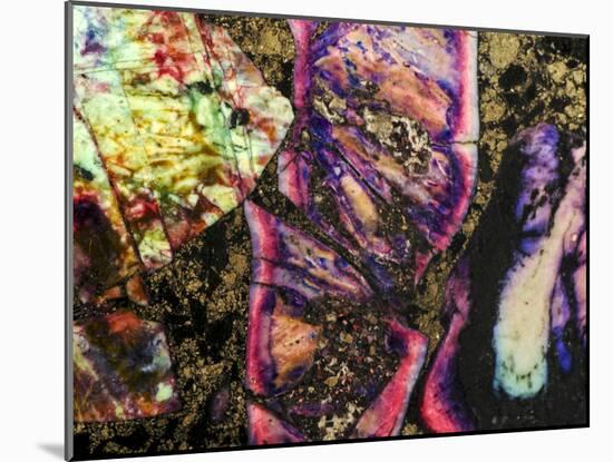 Abstract Graffiti Sea Sediment Agate Pattern-maury75-Mounted Photographic Print