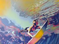 Tiki Surf-Abstract Graffiti-Giclee Print