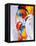 Abstract Graphic, Bright In Graffiti-fet-Framed Stretched Canvas