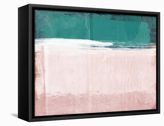 Abstract Green and Pink-Alma Levine-Framed Stretched Canvas