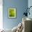 Abstract green flora-Savanah Plank-Framed Photo displayed on a wall