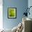 Abstract green flora-Savanah Plank-Framed Photo displayed on a wall