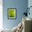 Abstract green flora-Savanah Plank-Framed Photo displayed on a wall