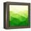 Abstract Green Triangle Background-epic44-Framed Stretched Canvas