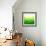 Abstract Green Triangle Background-epic44-Framed Premium Giclee Print displayed on a wall