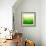 Abstract Green Triangle Background-epic44-Framed Art Print displayed on a wall