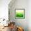 Abstract Green Triangle Background-epic44-Framed Art Print displayed on a wall