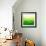 Abstract Green Triangle Background-epic44-Framed Art Print displayed on a wall