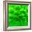 Abstract Green Triangle Background-epic44-Framed Art Print