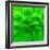 Abstract Green Triangle Background-epic44-Framed Art Print