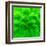 Abstract Green Triangle Background-epic44-Framed Art Print