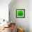 Abstract Green Triangle Background-epic44-Framed Art Print displayed on a wall