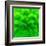 Abstract Green Triangle Background-epic44-Framed Art Print