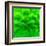 Abstract Green Triangle Background-epic44-Framed Art Print