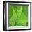 Abstract Green Triangle Background-epic44-Framed Art Print