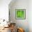 Abstract Green Triangle Background-epic44-Framed Art Print displayed on a wall