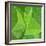 Abstract Green Triangle Background-epic44-Framed Art Print