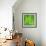 Abstract Green Triangle Background-epic44-Framed Art Print displayed on a wall