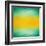 Abstract Green Yellow Triangle Background-epic44-Framed Art Print