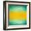 Abstract Green Yellow Triangle Background-epic44-Framed Art Print