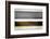 Abstract Grey and Yellow Stripes-NaxArt-Framed Art Print