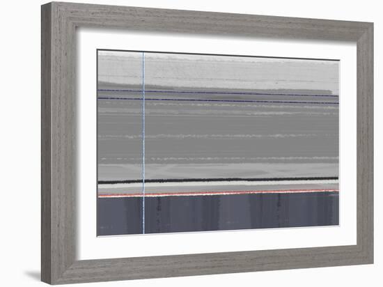 Abstract Grey-NaxArt-Framed Art Print