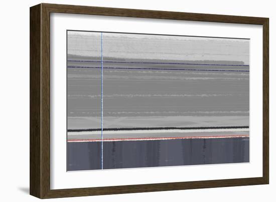 Abstract Grey-NaxArt-Framed Art Print