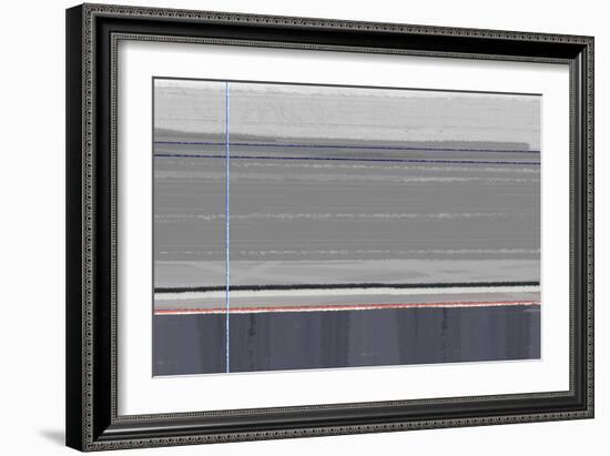 Abstract Grey-NaxArt-Framed Art Print