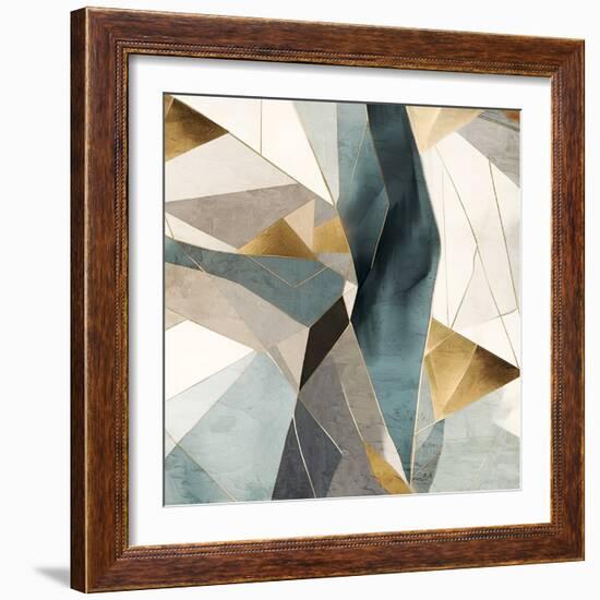 Abstract Grid 2-Kimberly Allen-Framed Art Print