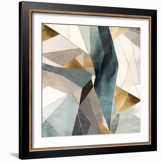 Abstract Grid 2-Kimberly Allen-Framed Art Print