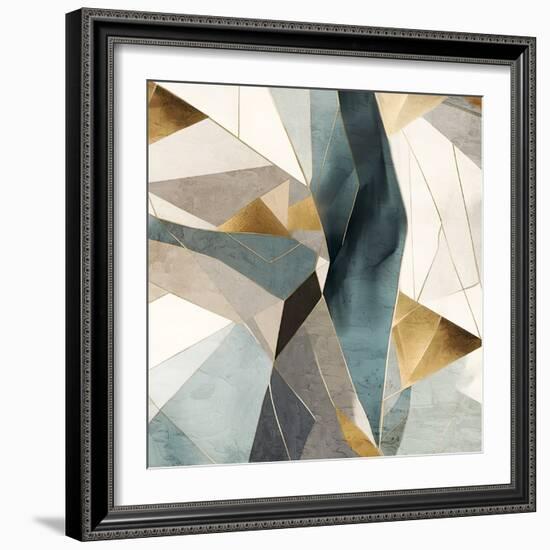 Abstract Grid 2-Kimberly Allen-Framed Art Print