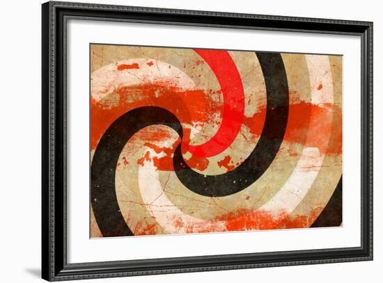 Abstract Grunge Background Pattern For Your Text-Frank Rohde-Framed Art Print