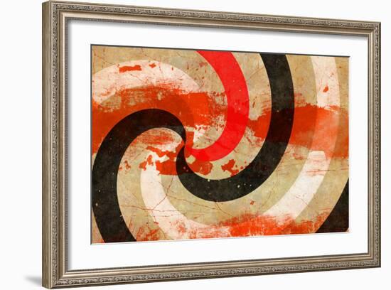 Abstract Grunge Background Pattern For Your Text-Frank Rohde-Framed Art Print