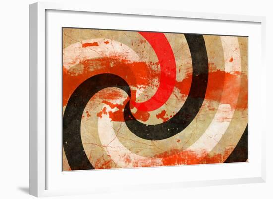 Abstract Grunge Background Pattern For Your Text-Frank Rohde-Framed Art Print