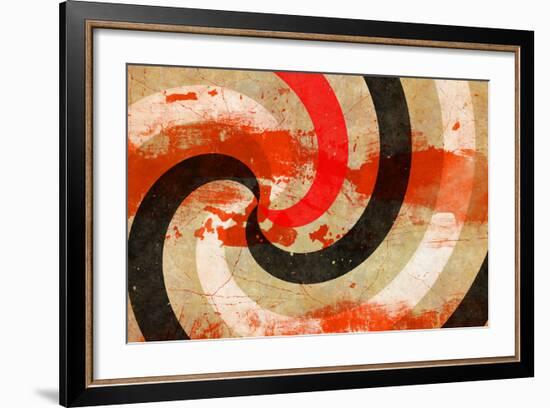 Abstract Grunge Background Pattern For Your Text-Frank Rohde-Framed Art Print