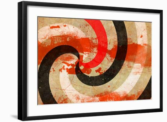 Abstract Grunge Background Pattern For Your Text-Frank Rohde-Framed Art Print