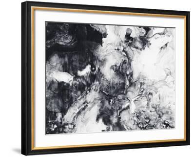 Black And White Acrylic Painting On White As A Background Stock Photo,  Picture and Royalty Free Image. Image 124456907.