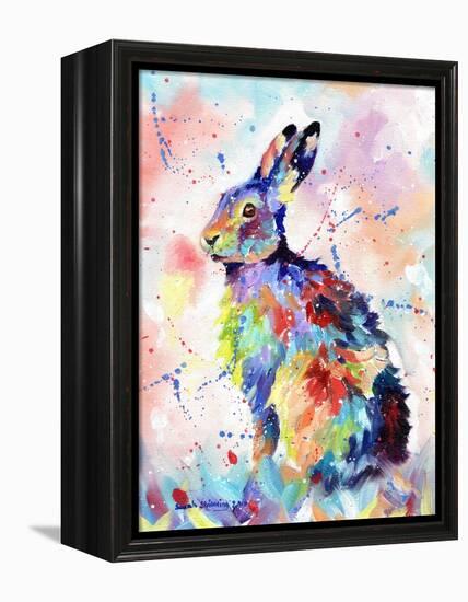 Abstract Hare-Sarah Stribbling-Framed Stretched Canvas