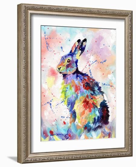 Abstract Hare-Sarah Stribbling-Framed Art Print