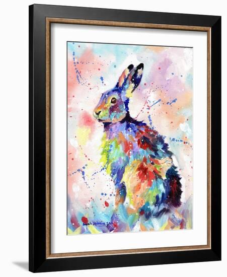 Abstract Hare-Sarah Stribbling-Framed Art Print