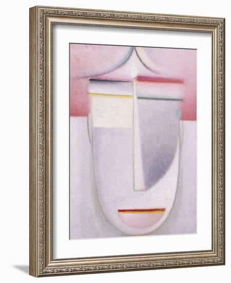 Abstract Head: Composition No 2 'Winter'; Abstraker Kopf: Komposition Nr 2 'Winter', C.1924-Alexej Von Jawlensky-Framed Giclee Print