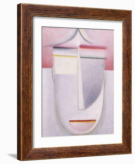 Abstract Head: Composition No 2 'Winter'; Abstraker Kopf: Komposition Nr 2 'Winter', C.1924-Alexej Von Jawlensky-Framed Giclee Print