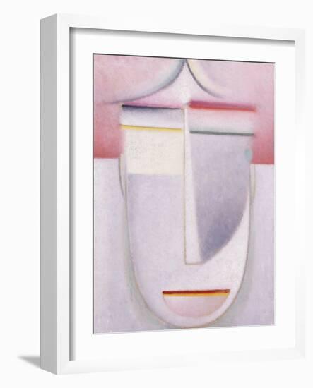 Abstract Head: Composition No 2 'Winter'; Abstraker Kopf: Komposition Nr 2 'Winter', C.1924-Alexej Von Jawlensky-Framed Giclee Print